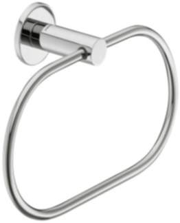 Häfele Handtuchhalter Messing chrom poliert rund 201 mm Handtuchring