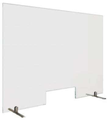 Häfele Hygiene-Schutzwand aus Verbundsicherheitsglas 1000 x 750 mm