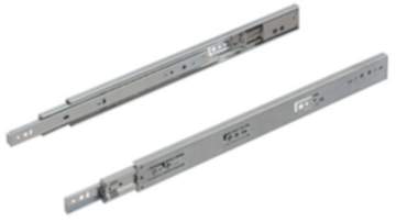 Häfele Kugelführung Teilauszug bis 45 kg Stahl mit Selbsteinzug und Dämpfung Smuso