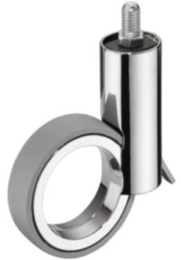 Häfele Lenkrolle H4820 Tragkraft 50 kg Design-Möbelrolle lenkbar