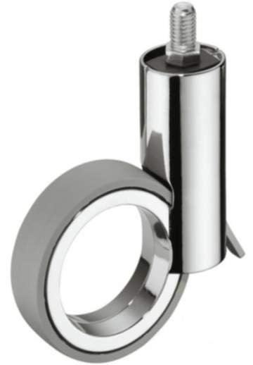 Häfele Lenkrolle H4820 Tragkraft 50 kg Design-Möbelrolle lenkbar