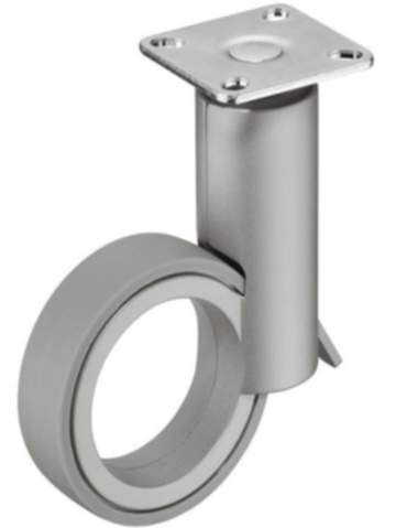 Häfele Lenkrolle H4820 Tragkraft 50 kg Design-Möbelrolle lenkbar