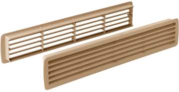 Häfele Lüftungsgitter H3618 eckig 457x92 Kunststoff verschiedene Farben