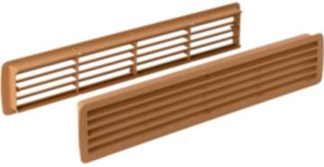 Häfele Lüftungsgitter H3618 eckig 457x92 Kunststoff verschiedene Farben