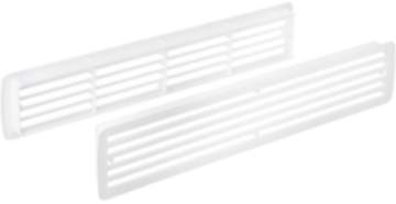 Häfele Lüftungsgitter H3618 eckig 457x92 Kunststoff verschiedene Farben