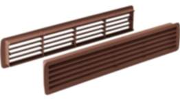 Häfele Lüftungsgitter H3618 eckig 457x92 Kunststoff verschiedene Farben