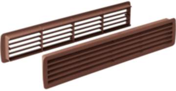 Häfele Lüftungsgitter H3618 eckig 457x92 Kunststoff verschiedene Farben