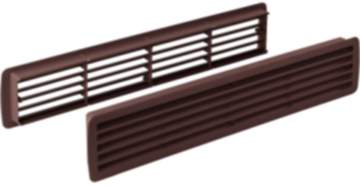 Häfele Lüftungsgitter H3618 eckig 457x92 Kunststoff verschiedene Farben