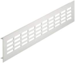 Häfele Lüftungsgitter H3623 eckig edelstahlfarben Heizkörpergitter Aluminium verschiedene Größen