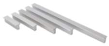 Häfele Möbelgriff H1004 Steggriff Aluminium silberfarben eloxiert