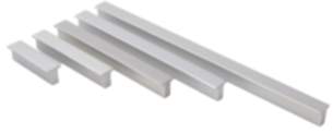 Häfele Möbelgriff H1004 Steggriff Aluminium silberfarben eloxiert
