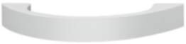Häfele Möbelgriff H1012 Bogengriff Aluminium silberfarben eloxiert Bohrabstand 96 mm