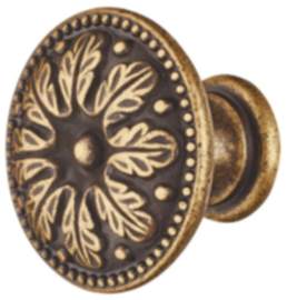 Häfele Möbelknopf ANNA aus Metall antik, Ø 31 mm