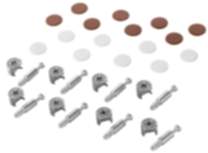 Häfele Möbelverbinder Komplett-Set Minifix 15 mm Excenter-Verbinder für Möbel