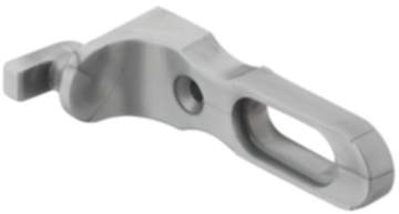 Häfele Rückwandhalter H3505 Kunststoff weißaluminium