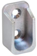Häfele Schrankrohrlager oval H7585 für Schrankrohr OVA 30 x 15 mm Kunststoff verchromt poliert zum S