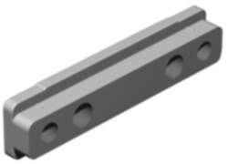 Häfele Sockelverstellfuß H3949 HE Blendenhalter mit 2 Senkbohrungen zum Anschrauben