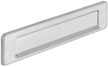 Häfele Startec Briefeinwurf kantig Postklappe Briefschlitz 350x73 mm Edelstahl massiv