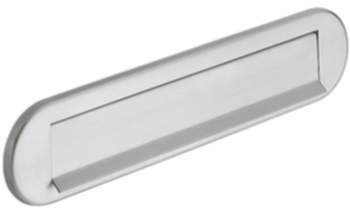 Häfele Startec Briefeinwurf rund Postklappe Briefschlitz 350x37 mm Edelstahl massiv