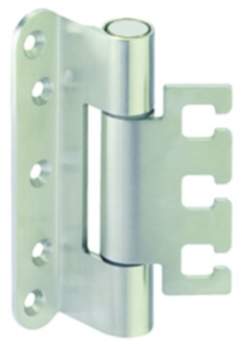 Häfele Startec Objekttürband, Größe 120 mm - Türband für Aufnahmeelement VX - für gefälzte Türen, 20