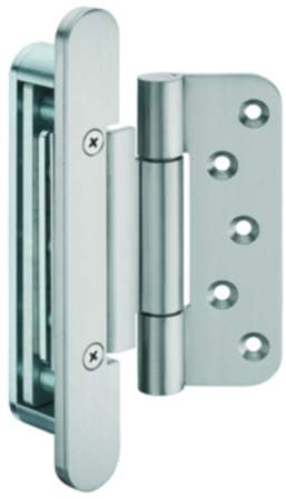 Häfele Startec Objekttürband, Größe 120 mm - Türband für Aufnahmeelement VX - für ungefälzte Türen,