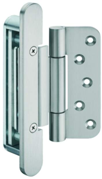 Häfele Startec Objekttürband, Größe 120 mm - Türband für Aufnahmeelement VX - für ungefälzte Türen,