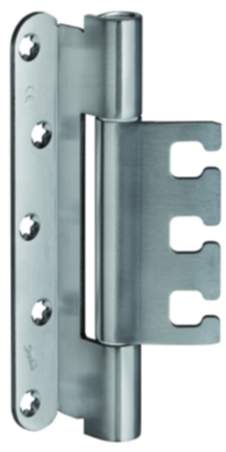 Häfele Startec Objekttürband, Größe 160 mm - Türband für Aufnahmeelement VX - für gefälzte Türen, 18