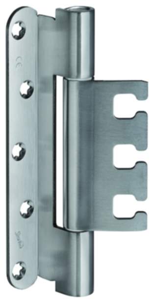 Häfele Startec Objekttürband, Größe 160 mm - Türband für Aufnahmeelement VX - für gefälzte Türen, 18