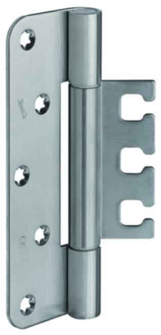 Häfele Startec Objekttürband, Größe 160 mm - Türband für Aufnahmeelement VX - für ungefälzte Türen,