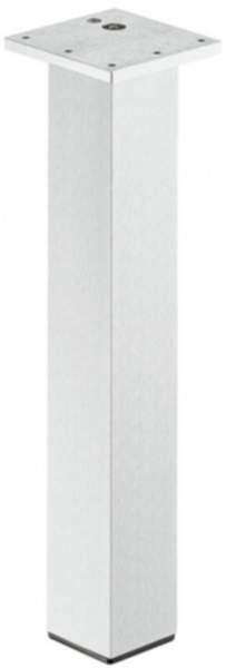 Häfele Tischbein aus Aluminium quadratisch gerade verdeckte Befestigunge