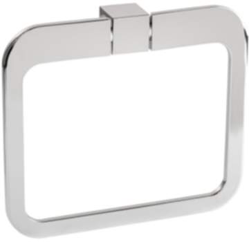 Handtuchhalter FUTURA SILVER Handtuchring chrom poliert Breite 200 mm