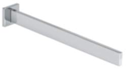 Handtuchhalter LUMINA Aluminium verchromt poliert 325 mm