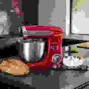 Herenthal Küchenmaschine - 1900W - 6.5L - Rot