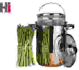 HHI-Spargeltopf - 4 Liter - 16 x 21 cm