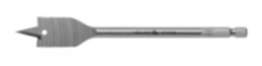 Högert Flachfräsbohrer mit Zentrierspitze und Sechskantschaft, D 10 - 40 mm