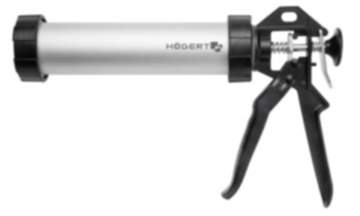 Högert Kartuschenpresse 300 mm mit Handgriff und Blockademechanismus