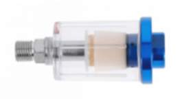 Högert Luftfilter für Druckluft- und Lackierwerkzeuge 1/4 Zoll, 15 ml