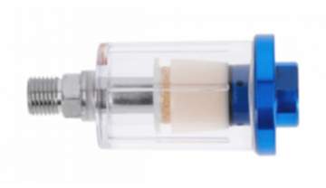 Högert Luftfilter für Druckluft- und Lackierwerkzeuge 1/4 Zoll, 15 ml