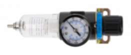 Högert Luftfilter mit Manometer für Druckluft- und Lackierwerkzeuge 1/4 Zoll, 15 - 90 ml