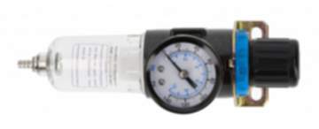 Högert Luftfilter mit Manometer für Druckluft- und Lackierwerkzeuge 1/4 Zoll, 15 - 90 ml