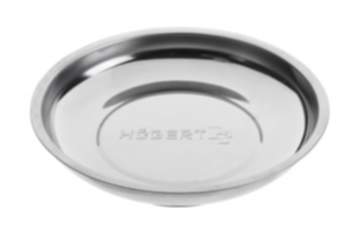 Högert Magnetschale aus Edelstahl D 150 mm zum Aufbewahren magnetischer Kleinteile