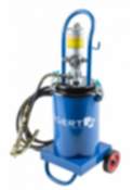 Högert Pressluft-Fettpresse mit 12 Liter Tank