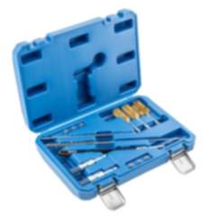 Högert Reinigungs-Set für Einspritzdüsen, 14-tlg