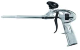 Högert Schaumpistole mit teflonbeschichteter Edelstahlnadel für PU-Montageschaum, 340 mm