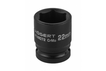 Högert Schlagschrauber-Einsatz DIN 3121 Sechskant HEX 1/2 Zoll, 10 - 32 mm