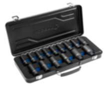 Högert Schlagschrauber-Steckschlüssel-Satz DIN 3121, 1/2 Zoll, 10 - 32 mm, 15-tlg