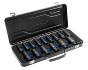 Högert Schlagschrauber-Steckschlüssel-Satz DIN 3121, 1/2 Zoll, 10 - 32 mm, 15-tlg