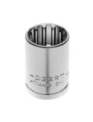 Högert Sechskant-Steckschlüssel SPLINE aus Stahl 1/2 Zoll DIN 3121