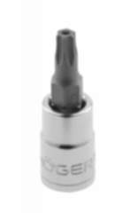 Högert Steckschlüsseleinsatz 1/4 Zoll Torx TX mit Öffnung