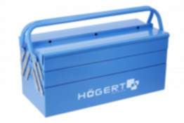 Högert Werkzeugkasten aus Metall, bis 50 kg 450 x 205 x 200 mm